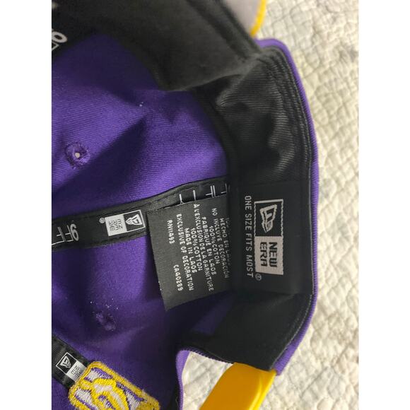 New era lakers 5950 snap back nwt hat - Picture 6 of 7